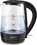 Bella Appliances: 1.7-Liter Glass Electric Kettle $18.75, Electric Skillet $26