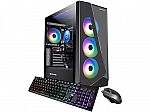 iBUYPOWER Gaming Desktop SlateMono 239i (i5-11400F 8GB 480GB GTX 1050 Ti) $649.99