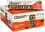 12-Ct 1.52-Oz Quest Nutrition Peanut Chocolate Crunch Snack Bar 6.17