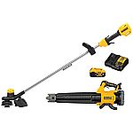 DeWalt 20V MAX DCKO215M1 13 in. 20 V Battery Blower/Trimmer Kit $199