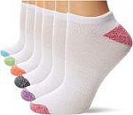 Hanes Women's 6-Pair Comfort Fit No Show Socks $6