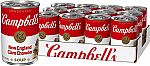 12-Pack Campbell's Condensed New England Clam Chowder $12