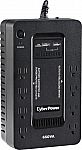 CyberPower 650VA 8-Outlet UPS Battery Backup with USB $50