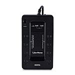 CyberPower 650VA 8-Outlet UPS Battery Backup with USB $49.98