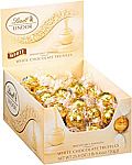 60-count Lindt LINDOR White Chocolate Truffles $12