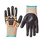 6-Pairs AmazonCommercial 13G Goldsilk & Foam Nitrile Gloves with Impact Protection $8