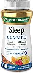 60 Count Nature's Bounty Melatonin (3mg) Sleep Gummies $4