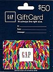 $50 Gap Gift Card $40