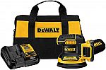 DeWALT 20V MAX XR 5" Cordless Brushless Random Orbital Sander w/ 2Ah Battery + Charger $99 (orig. $200)