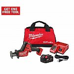 Milwaukee M18 Fuel Hackzall Reciprocating Saw Kit and 5.0Ah battery $165.21