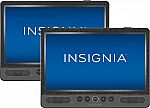 Insignia 10" Dual Screen Portable DVD Player $130