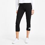 PUMA Essentials Women's 3/4 Logo Leggings $10 and more