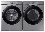 Samsung 4.5 cu. ft. Front-Load Washer and 7.4 cu. ft. Electric Dryer $1199.99