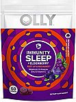 60-Ct OLLY Immunity Sleep Gummy, Immune and Sleep Support, 3mg Melatonin $3.50 or Less (Prime Accounts)
