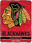NORTHWEST NHL Chicago Blackhawks Micro Raschel Throw Blanket $5.99