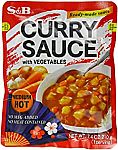 10-Pk S&B Curry Sauce with Vegetables Medium Hot, 7.4-Oz $12