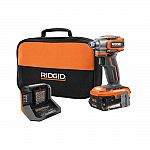 RIDGID 18V SubCompact Brushless Cordless Impact Driver Kit with (1) 2.0 Ah Battery $79