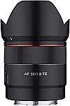 Rokinon AF 35mm f/1.8 FE Lens for Sony E Mount $263