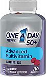 110 Count One A Day Men’s 50+ Gummies Advanced Multivitamin $5.45