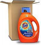 92-oz Tide Liquid Laundry Detergent (Ultra Oxi or Free & Gentle) $9.30