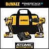 DEWALT 20V MAX Li-Ion Brushless Cordless Combo + 2 Batteries, Charger and Bag $139