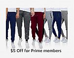Prime Members: 3-Pk Men's and Women's Joggers Pants $17