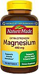 110-Ct 400mg Nature Made Extra Strength Magnesium Softgels $6.40