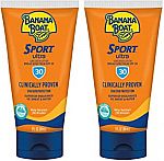 2-Ct Banana Boat Sport Ultra Sunscreen Lotion, SPF 30 $3.68