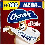 2 x 24 Mega Rolls Charmin Ultra Strong Toilet papers $41 and more
