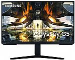 SAMSUNG Odyssey G55A Series 27” WQHD Curved Gaming Monitor (LS27AG550ENXZA) $249.99