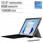Microsoft Surface Pro 7+ (12.3" i5 8GB 128GB) w/ Type Cover & Pen $800