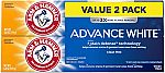2-Pk 6-oz Arm & Hammer Advanced White Extreme Whitening Toothpaste 3.65