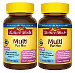 Amazon B1G1 Free Select Vitamins: 60-Ct Multivitamin For Her Softgel (2 for $10.80), 90-Ct Fish oil (2 for $9)