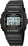 Casio Men's G-Shock Quartz Watch w/ Resin Strap (Black, DW5600E-1V) $38.70