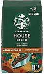 18 oz Starbucks Medium Roast Ground Coffee 100% Arabica $6.65