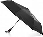 totes Automatic Open Wooden Handle Umbrella (Black) $12.45 (Was $24)