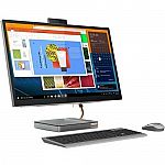 Lenovo IdeaCentre 5 27" QHD Touchscreen AIO Desktop (i7-10700T, 16GB, 256GB SSD + 1TB) $850