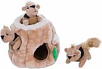 4-Pc Hide-A-Squirrel Squeaky Puzzle Plush Dog Toy $5.10