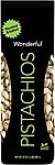 12-oz Wonderful Pistachios w/ No Shells (Roasted and Salted) $5.80, 32-oz w/Shells $7.80