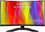 GIGABYTE M32UC 32" 144Hz 4K Curved Gaming Monitor $479.99