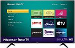 55" Hisense 55R6G Dolby Vision HDR 4K UHD Roku Smart TV $320