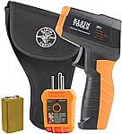Klein Tools IR1KIT InfraredThermometer and GFCI Receptacle Tester Kit $13