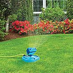 Aqua Joe AJ-OSPR20 20-Nozzle Oscillating Sprinkler $12, 50' Stainless Steel Garden Hose $24 and more