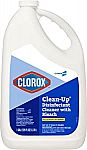 128 Ounces Clorox Clean-Up CloroxPro Disinfectant Cleaner with Bleach Refill $6.72
