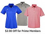 Under Armour Polos $18 (Prime Members)