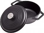 4-QT Victoria Cast Iron Dutch Oven with Lid $28 Shipped