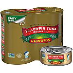 8-Pk 5-Oz Genova Premium Yellowfin Tuna in Olive Oil $11.63