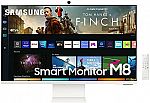 SAMSUNG M8 Series 32-Inch 4K UHD Smart Monitor & Streaming TV with Slim-fit Webcam $599 (save $100)