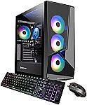iBUYPOWER Pro Gaming Desktop SlateMR 244i (i7 11700F RX 6600 XT 16GB 480GB SSD) $900