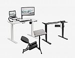 VIVO Z-Shaped 28" Compact Computer Workstation $46.99 and more